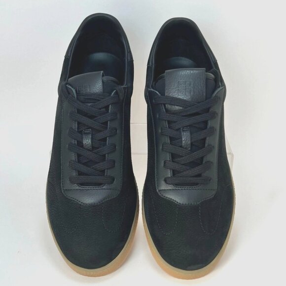 Givenchy Town Low Men Nubuck and Leather Sneakers Black Tan Size 40 - Picture 2 of 11